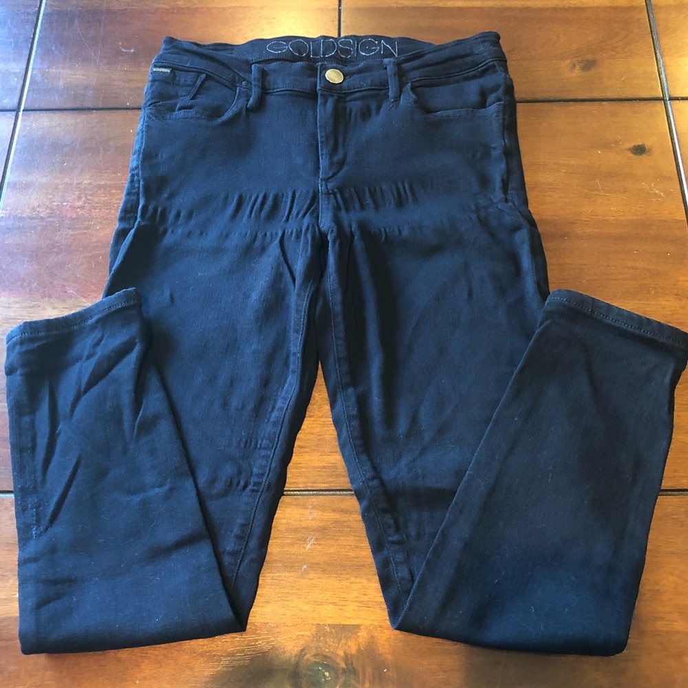 🌟Goldsign Black Stretch Jeans